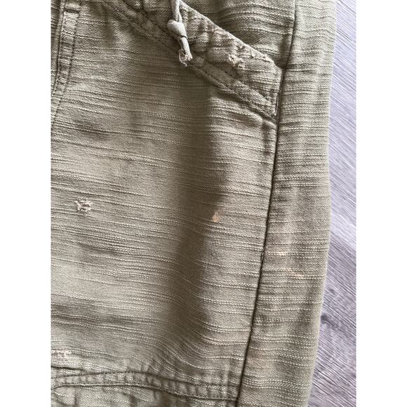 Free People size small oversized baggy army green cargo pants - Picture 3 of 7